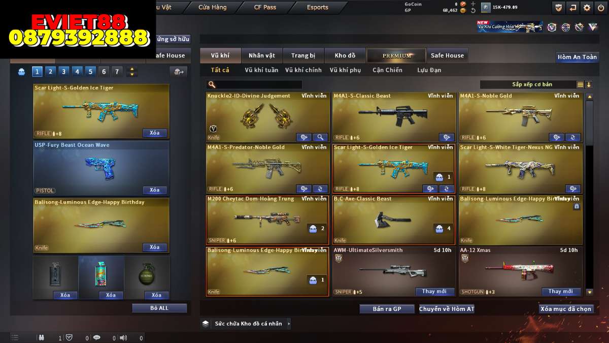shop acc cf uy tin gia re